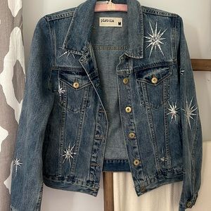Pistola Jean jacket size Medium stars